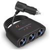 Dripio Accendino per sigarette 5-in-1, 120 W, caricabatterie per auto USB-C, 12/24 V