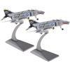 2PC 1:100 F-4 Fighter Phantom II Attaccante Aereo Aereo Militare