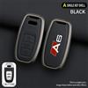 PremiumTech Custodia Chiave Auto Audi A6 S6 RS6 C5 C6 C7 4F S Line Pelle Lega Zinco