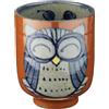 Saikai Toki Tazza da tè piccola Hasami Ware 250 ml dipinta a mano gufo rosso made in Japan