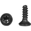 Meliaen Viti autofilettanti svasate nere 304 Torx M2-M4 plastica | Vite autofilettante svasata coda piatta nera Inox 304 M2 M2.3 M2.6 M3 M4 plastica(M3x12mm 20pcs)