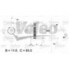 VALEO o ALTERNATIVA ALTERNATORE RIGENERATO 5021973 PER FORD TRANSIT 2.5 1983-1992 5026715 5026720