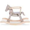 Pinolino 242493 Anello in Legno massello, Anello Rimovibile, Kit di conversione Incluso, per Bambini da 9 Mesi Grigio