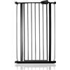 Safetots Cancelletto di Sicurezza Extra Alto in Metallo con Chiusura a Pressione, 68,5cm - 75cm, Nero Opaco, 104cm di Altezza, Cancelletto per Scale Extra Alto, Cancelletto per Bambini Alto