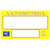Social Crazy KIT 100 pezzi CARTELLINI personalizzabile - PANIFICIO giallo - Etichetta segnaprezzo Cartoncino prezzo ideale per professionisti (85X55)