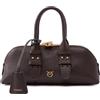 PINKO BORSA BOWLING HORIZONTAL - 105334A3CX - marrone