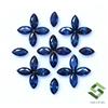 SBI Gems 4X2X1.5 Mm Zaffiro Blu Naturale Marquise Lotto 20 Pz 2.51 Cts Gemme Sciolte