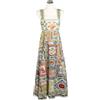 Alemais Abito Donna Gr. 30 Multicolore Cotone Abito A-Linea Träger Midi
