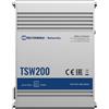 Teltonika Switch Teltonika TSW200 non gestito 8porte RJ-45 Gigabit Ethernet 10/100/1000 Alluminio [NUTETSWPTSW2000]