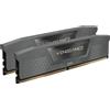 Corsair Ram DIMM DDR5 32GB Corsair Vengeance 6000MT/s CL30 1.4V K2 Grigio [CMK32GX5M2B6000Z30]