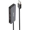 Lindy Hub Usb Lindy 42986 4x Usb 2.0 480Mbps con cavo Nero [42986]