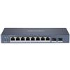 Hikvision Switch Hikvision DS-3E1510P-EIV2 gestito L2 8porte/10porte 8x1000Mbps + 2x1000Mbps RJ45 Grigio [HIK]