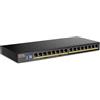 Zyxel Switch Zyxel GS1100-16EPS-EU0101F non gestito 16 porte Gigabit Ethernet 10-100-1000 Nero [NUZYXSW16P00012]