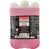 CleanPrince Pulitore ad ultrasuoni, 10 litri, acido, detergente a ultrasuoni, concentrato, metalli non ferrosi, alluminio, zinco, rame, pulizia a ultrasuoni, superfici metalliche ossidate