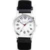 JewelryWe Orologio da Polso in Tessuto da Unisex: Orologio Cinturino Elastico Regolabile con Calendario Facile da Leggere Lancetta dei Secondi e 24 Ore