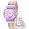 Juboos Orologio Analogico Per Bambini Con 7 Luci Notturne A Colori, Impermeabile, Cinturino Morbido, Orologio A Quarzo Per Ragazzi E Ragazze 5-18 Anni