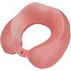 American Tourister Accessori da viaggio - Cuscino da viaggio in memory foam, cuscino cervicale ergonomico e confortevole per aereo, auto e treno, 30 cm, rosa (rosa/malva)