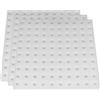 Zymjzbetic Spugne per la Coltivazione 500/100PCS Pianta idroponica Spugna Giardino Coltivazione Piantina Fuorisuolo Cultura Piantare Strumenti Verdure Vasi da vivaio Vassoi(White-300Holes)