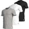Adidas V Neck Shirt (3pk) - Active Core Cotton Maglie Termiche Uomo (Pacco da 3)