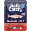 Safe Catch Pesce rosa salmone selvatico del Pacifico, erbe italiane, 73,7 g, confezione da 12
