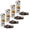 ANTICO CAFFE' NOVECENTO Ciokarrua | Cioccolato Modica Fico India | Cioccolato Grezzo Modica | Tavoletta Cioccolato Senza Lattosio IGP | Cioccolata 4 Tavolette - 400 Gram.