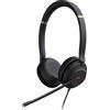 Yealink UH37 Dual Teams Auricolare Cablato A Padiglione Ufficio Nero