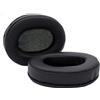 Earpadz by Dekoni Audio Cuffie di ricambio per auricolari, modello MID-ATHM50X, compatibili con la serie 7506 e la serie ATH-M, colore nero