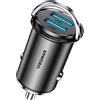 Dripio Caricabatterie da auto 45W con 2 porte USB-A Quick Charge 3.0 e accendisigari