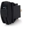 Dripio Adattatore caricabatterie per auto con porta USB, 12-24 V, 2 porte USB, 5V 3,1A, con LED blu