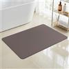 LIMNUO Tappeto da Bagno, Tappetino per Bagno, Tappeti Assorbenti ad Asciugatura Rapida, Tappetini Antiscivolo e Antimuffa per Vasca, WC e Doccia, per Mantenere l'Igiene e la Pulizia (Reddish brown, 40X60cm)