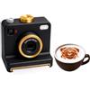 Suoern Macchina Fotografica Stampata 3D Latte Art Strumento Manuale Con Schede | Utensile Per Decorare Cappuccino Latte Cacao Dessert Idea Regalo Per Amanti Del Caffè
