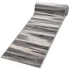 Mazovia Tappeto Passatoia Corridoio 100x300cm Antracite Grigio Astratto | Tappeto Passatoia per Cucina Lavanderia Camera da Letto Retrò Anni 90 Facile da Pulire Morbido Pelo Corto Venduto al Metro