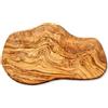 LDKEKDF Küchenmaster Tagliere in legno d'ulivo, 40 cm, taglio naturale, tagliere da bistecca, tagliere da cucina | tagliere in legno igienico antibatterico