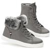 GLAMORA Sneakers Alte da Donna Invernali con Pelo Interno, Scarpe Donna Invernali, Stivaletti Sportivi e Scarponcini Caldi con Collo Risvoltabile, Lacci, Cerniera Laterale e Suola Piatta