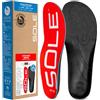 Sole Active Wide Medium Soletta, Red, Mens Size 12 / Womens 14
