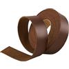 JYYWTSI 2 Strisce PU Effetto Cuoio, 2 m x 2,5 cm x 1 mm, Punteruolo | Striscia PU effetto pelle per borse e cinture, cordino cuoio flessibile da tagliare, forare, DIY e piccole riparazioni