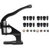 WUTA Macchina per Occhielli, pressa per Occhielli Professionale con Set di matrici, Pinza per Occhielli a Mano per lavori Fai da Te (666+665+633+831)