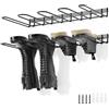 YIYAXIN 2Pcs Scarpiera Esterno Metallo Parete, Porta Stivali Alti Ghisa Robusto Salvaspazio per 4 paia, Scaffali Portascarpe Organizer Supporto Scarpe Cowboy per Ungresso, Garage, Fango, Interni Esterni