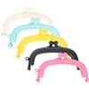 OSALADI 5 Pezzi Telaio Clic Clac per Portamonete in Plastica Colore Assortito 8,5 Cm Leggero e Resistente per Borse Fai da Te e Portafogli Artigianali