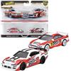 Hot Wheels HRR84 Premium 2-Pack Nissan 240SX (S14) & Nissan Silvia (S15), mini auto, giocattolo, per bambini dai 3 anni in su, bianco/rosso