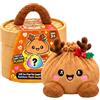 Generico Peluche Gigante Dumpling, Simpatico Cuscino Imbottito Baozi, Decor Casa | 𝐒𝐪𝐮𝐢𝐬𝐡𝐲 Dumpling Giocattolo Antistress, Cuscino Peluche Morbido e Elastico, Giocattolo Fidget per Adulti Allevia Ansia