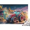 generic puzzle 300 pezzi scena notturna animata puzzle adulte trattore rurale puzzle in legno per adulti, premium decorazione da appendere