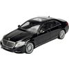 Generic Welly - Modellino di auto compatibile con Mercedes Benz Classe S W222 Limousine dal 2013, nero, 1/24 1:24, in metallo