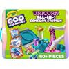CRAYOLA GOO Unicorn - Stazione sensoriale tutto in 1, kit per la creazione di slime per bambini, set fai da te con glitter, mix-in e pennarelli lavabili, unicorno per ragazze e ragazzi