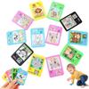 BeVistoso Puzzle scorrevole, 10 pezzi a 16 griglie, simpatico mini puzzle portatile con animali, sicuro e liscio, educativo, per giochi di viaggio per ragazze e ragazzi