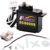 Wishiot SCS0009 Servomotore Serial Bus 6V 2.3KG.cm, Servo TTL Metal Gear con controllo dell'angolo di 300°, servo ad asse singolo motore per giunti robotici, robotica Arduino e progetti fai da te (1