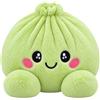 Generico Peluche Gigante Dumpling, Simpatico Cuscino Imbottito di Baozi, Decor Casa | 𝐒𝐪𝐮𝐢𝐬𝐡𝐲 Dumpling Giocattolo Antistress, Cuscino Peluche Morbido e Elastico, Giocattolo Fidget per Adulti