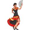 DEGUISE TOI Costume ballerina flamenco donna - Multicolore - M/L