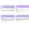Grand Decor Listello LED in HDPS - estremamente resistente, bianco neve e moderno - (2 metri KH905) striscia LED per soffitto