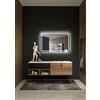 MICE COLLECTION LEDIMEX - FRANC008/120 - Specchi retroilluminato rettangolare con luce - Specchio da bagno con illuminazione LED - 120 x 80 cm